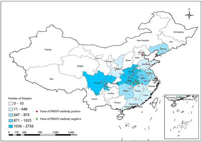 Risk Factors and Spatial-Temporal Analysis of Porcine Reproductive and Respiratory Syndrome Seroprevalence in China Before and After African Swine Fever Outbreak